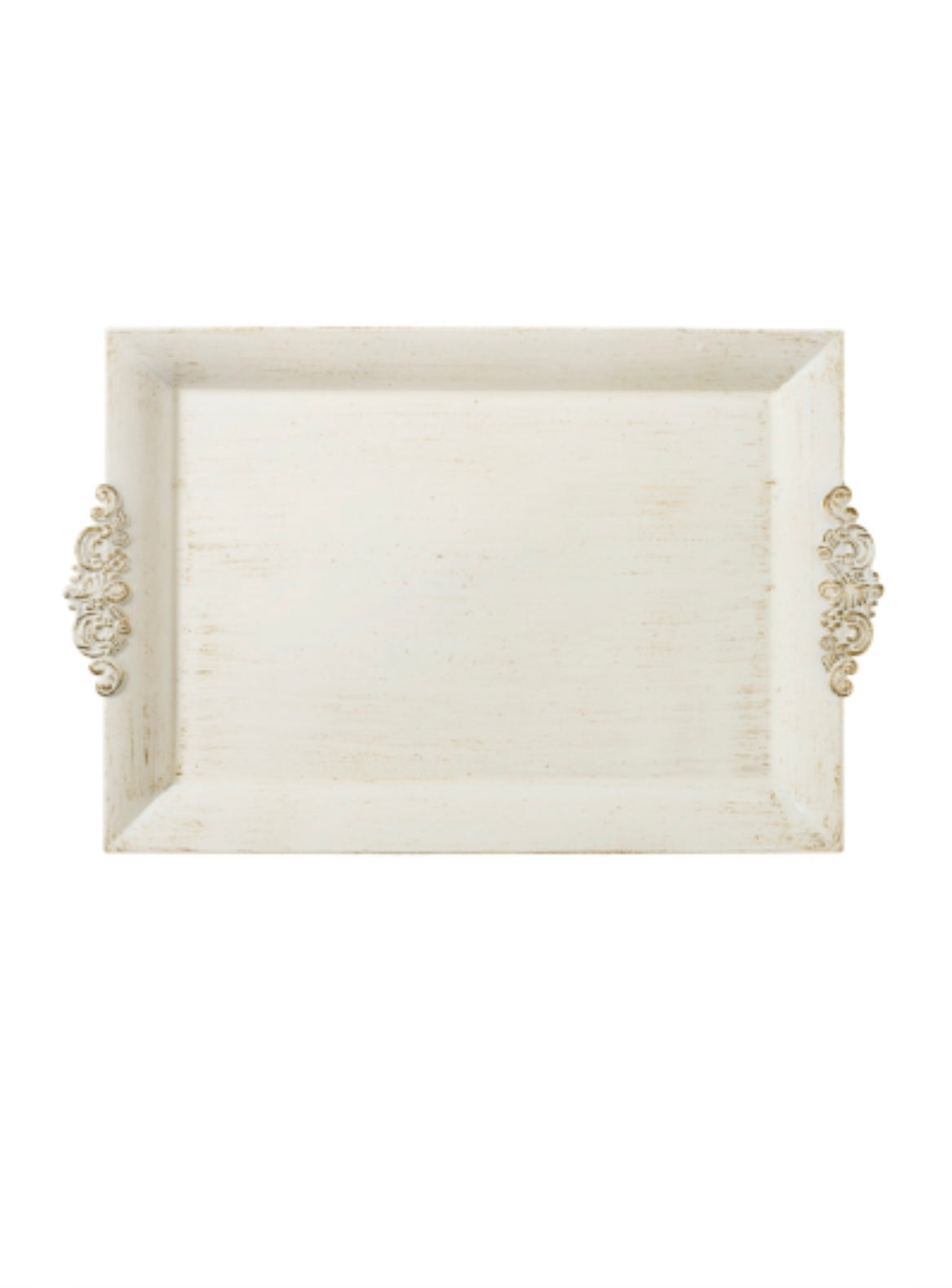 Vassoio rettangolare medio in plastica avorio - L’arte di nacchi