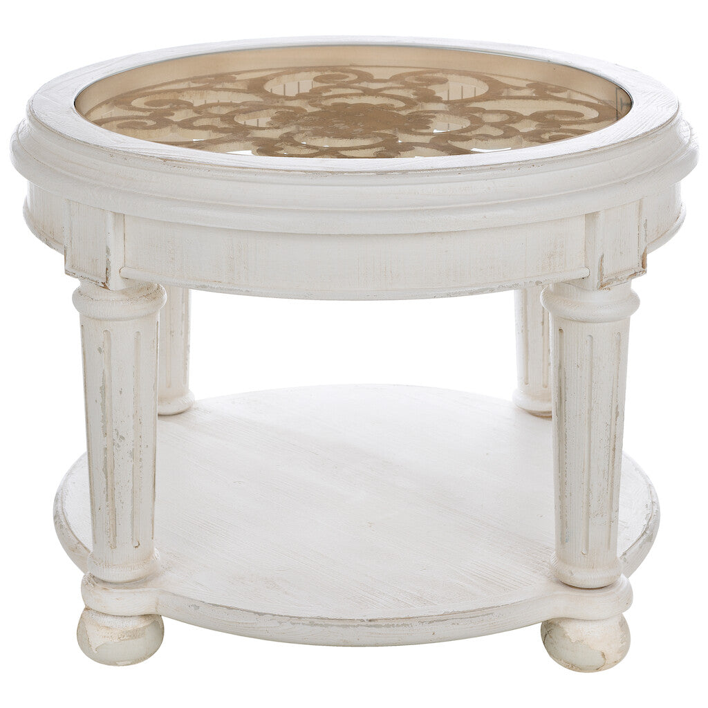 Tavolino tondo - Blanc Maricló