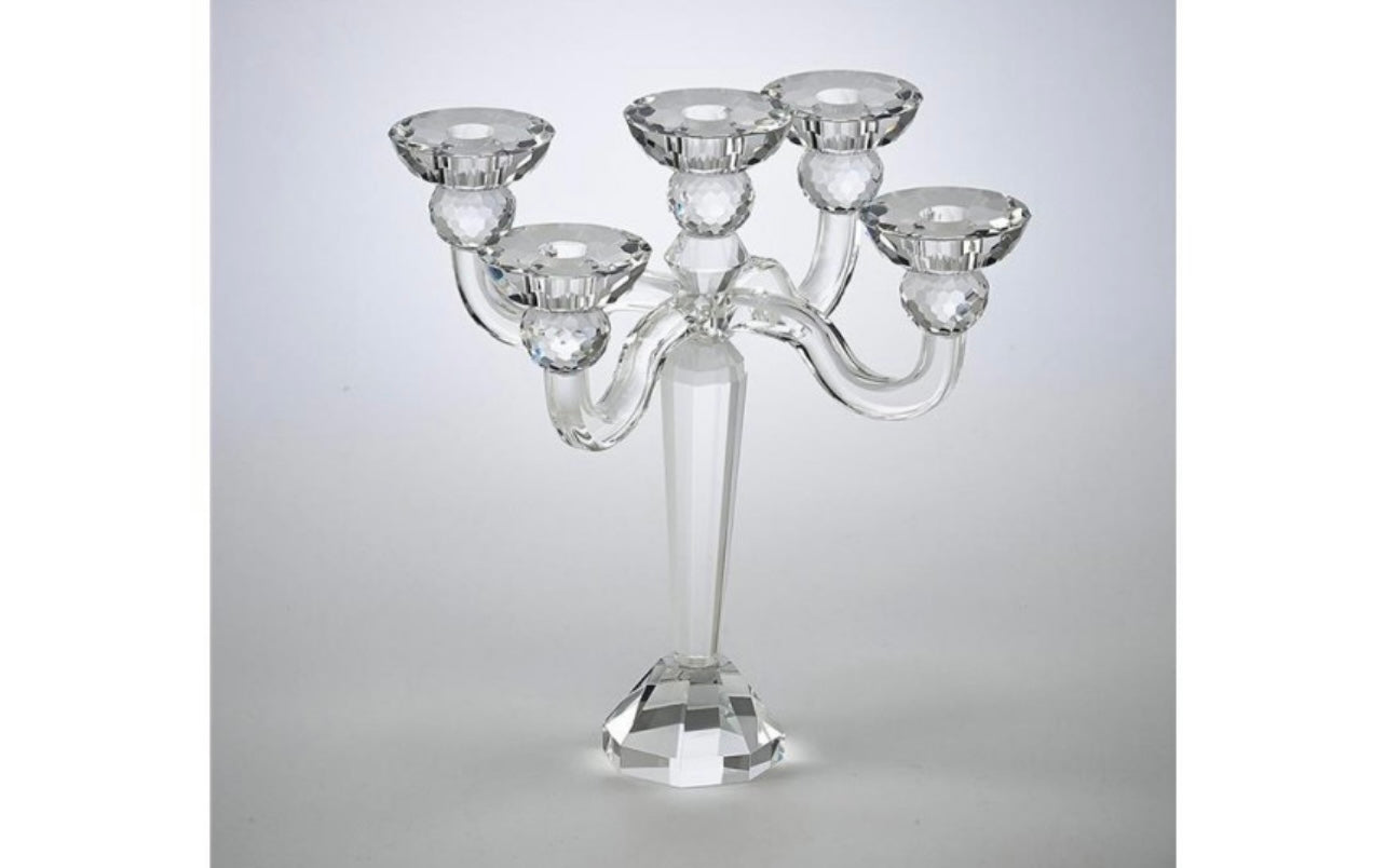 Porta candela Crystal a 5fiamme - EDG