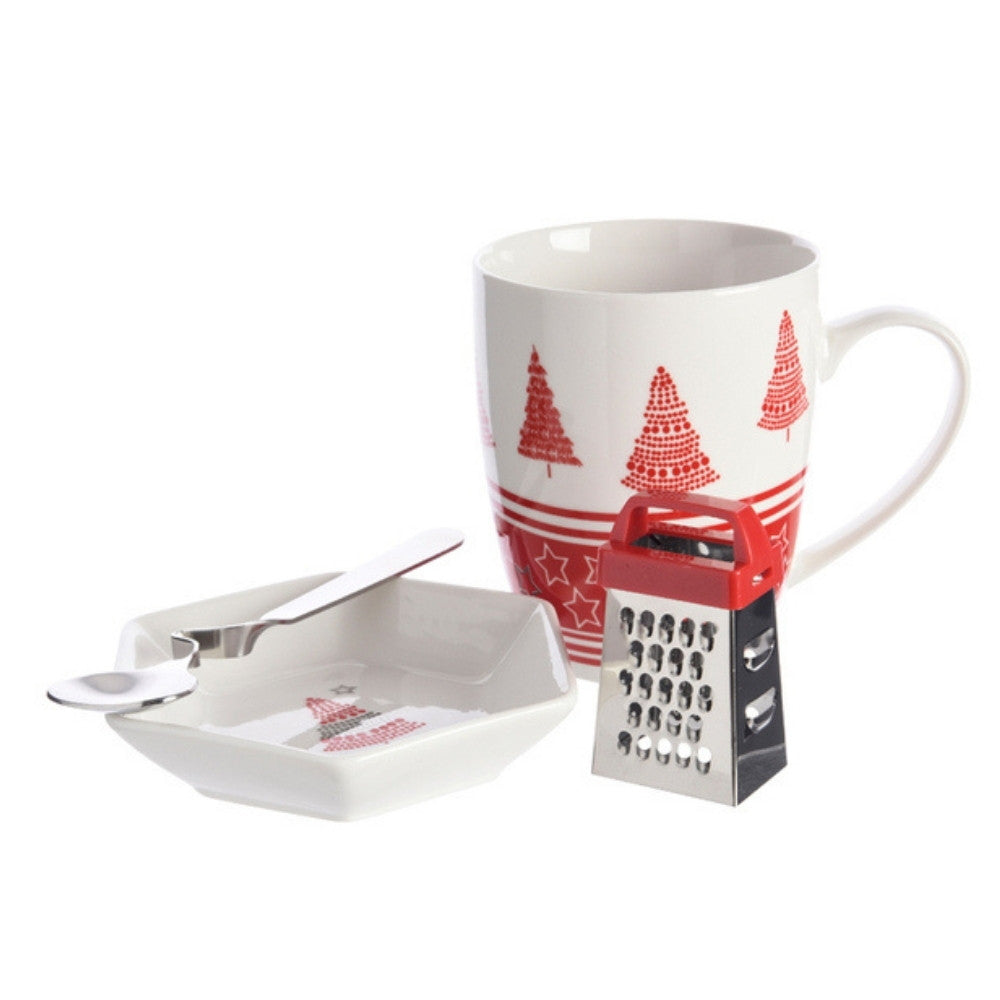 Mug con piatto+grattugia e cucchiaino - Kaeming