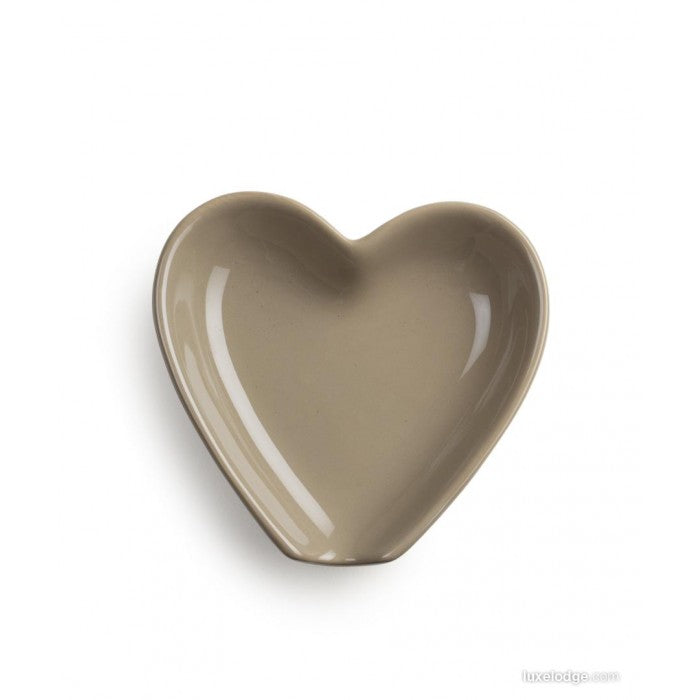 Poggiamestolo cuore fango - Luxe Lodge