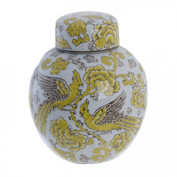 VASO DECORATIVO C/COPERCHIO "KREISLERIANA"-BLANC MARICLO'