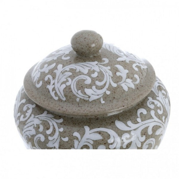 VASO DECORATIVO C/COPERCHIO "KREISLERIANA"-BLANC MARICLO'