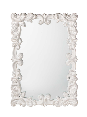 L'Arte di nacchi - Specchio barocco bianco L50 H60