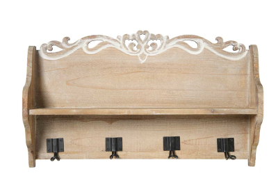 Mensola con appendino 50x13,5x50h - L'arte di nacchi