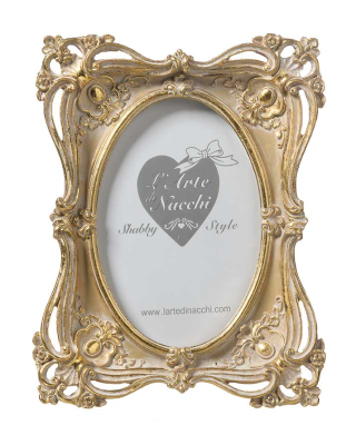 Portafoto oro L20 H25 - L'Arte di Nacchi