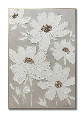 Tela con fiori L82 H122 - L'Arte di Nacchi
