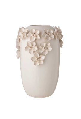 Vaso con roselline 17x17xH25 - L'Arte di nacchi