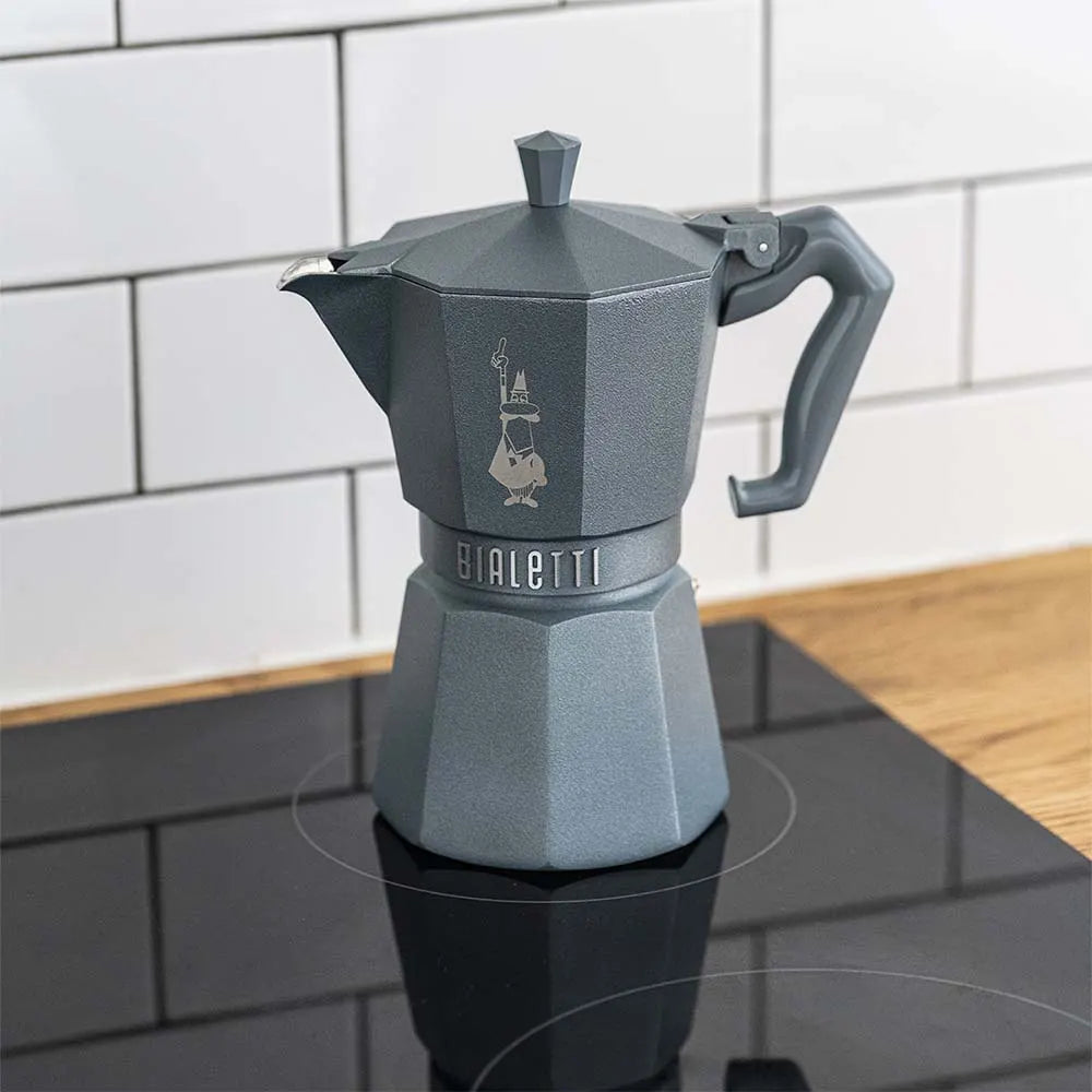 Moka Exclusive Octagonal Induction Desert Grey - Bialetti