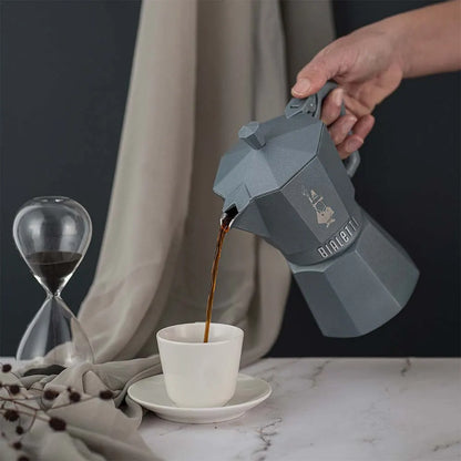 Moka Exclusive Octagonal Induction Desert Grey - Bialetti