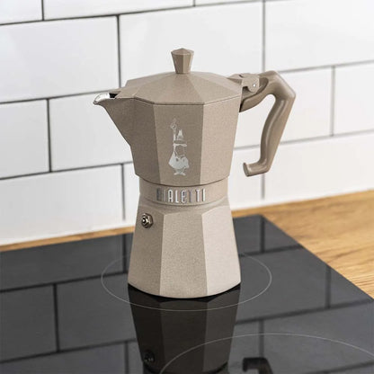 Moka Exclusive Octagonal Induction Desert Sand - Bialetti