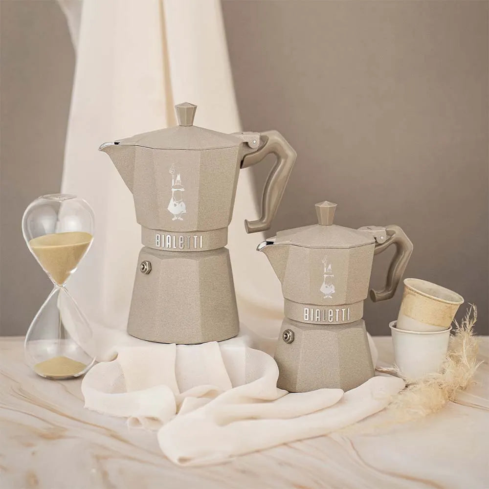 Moka Exclusive Octagonal Induction Desert Sand - Bialetti