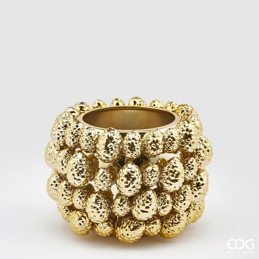 Vaso pigne Chakra oro D24 H18 - EDG