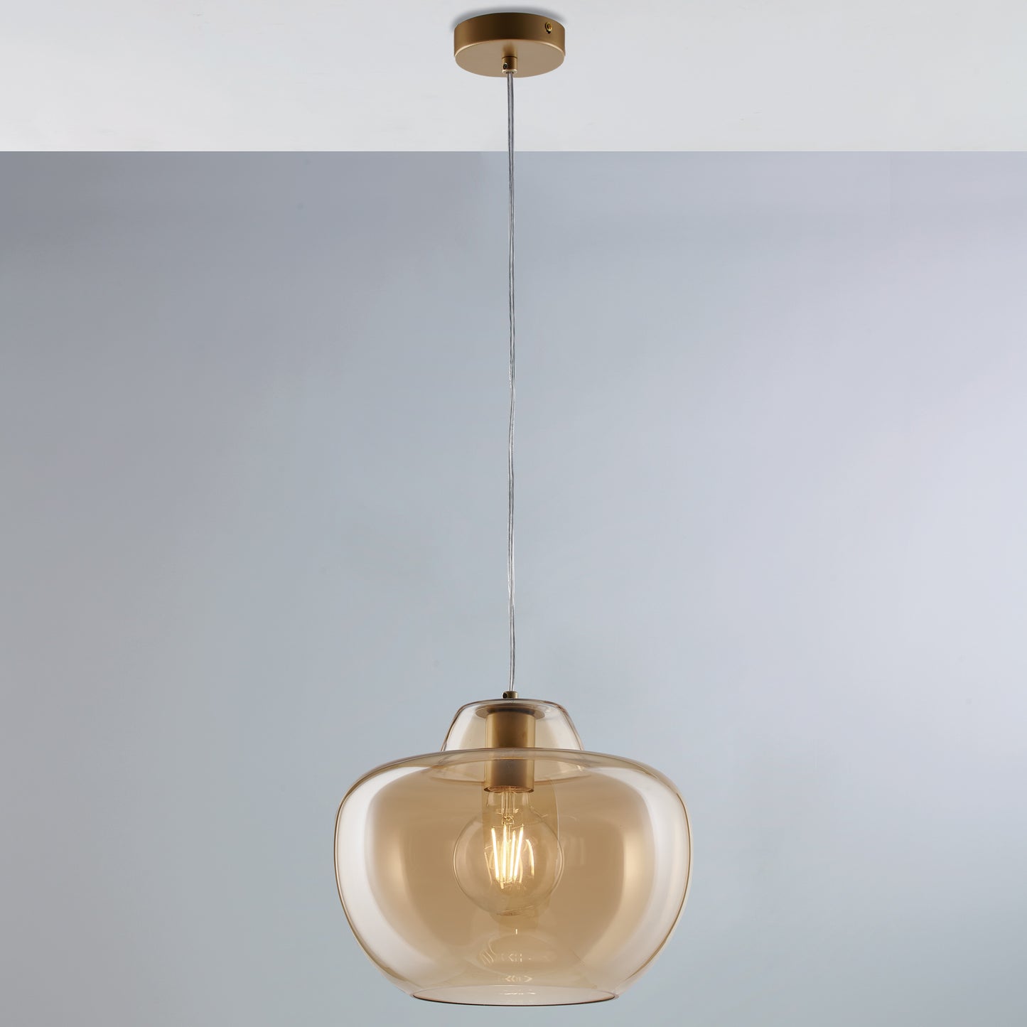 Sospensione in vetro ‘Justine’ D28 H25 - Leo Lux