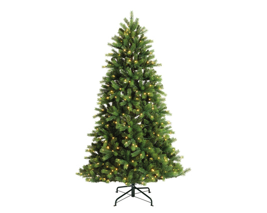 Albero di natale 'Ottawa Solar Fir Pre-lit outdoor' con LED D130xH210 - Kaemingk