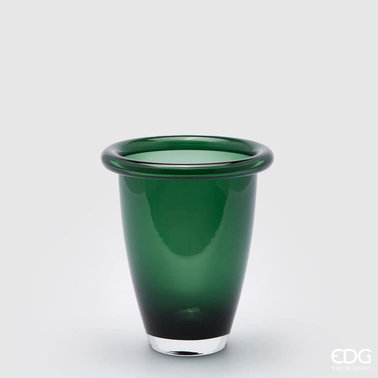 Vaso con bordo grande verde H21 - EDG