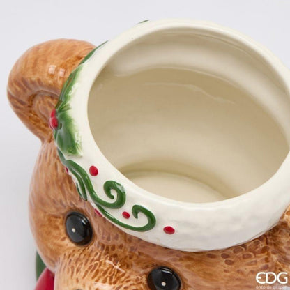 Vaso orso papillon D22xH18 - EDG