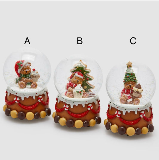 Sfera acqua orso goloso D14,5 H10 - EDG