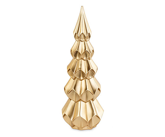 Albero origami oro in ceramica H34 - Cartai Bassanesi