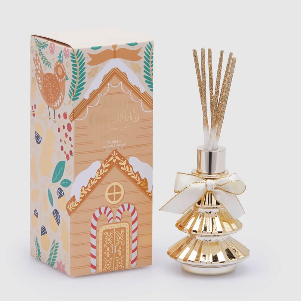 Diffusore con bastoncini serie Joyful 'Black Vaniglia' 170ml - EDG