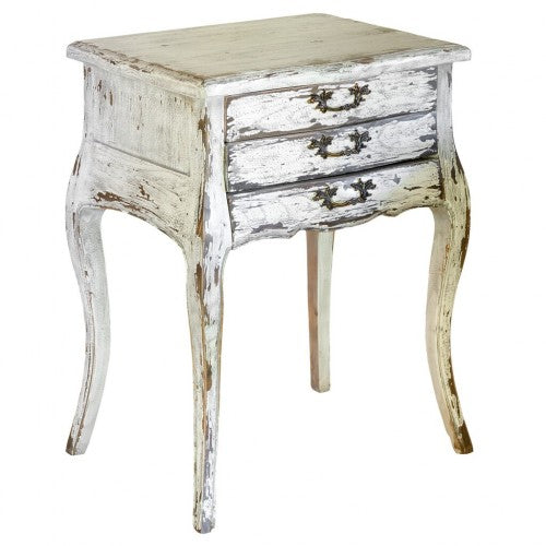 Comodino collezione’ Corte Antica’ 55x71x40 - Blanc Mariclò