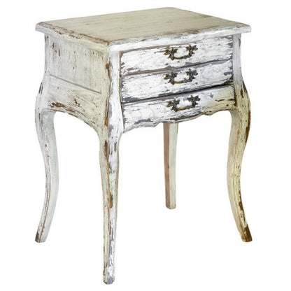 Comodino collezione’ Corte Antica’ 55x71x40 - Blanc Mariclò