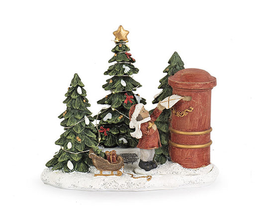 Bambino con letterina con led- Cartai Basanesi