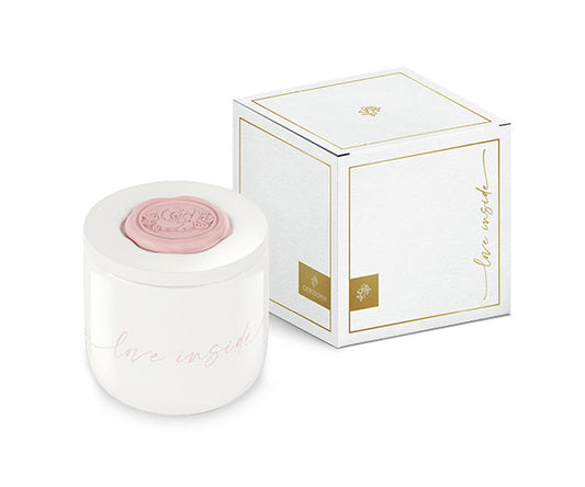 Candela con ceralacca rosa colore rosa - CUPIDO
