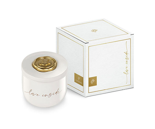 Candela con ceralacca cresima oro - CUPIDO