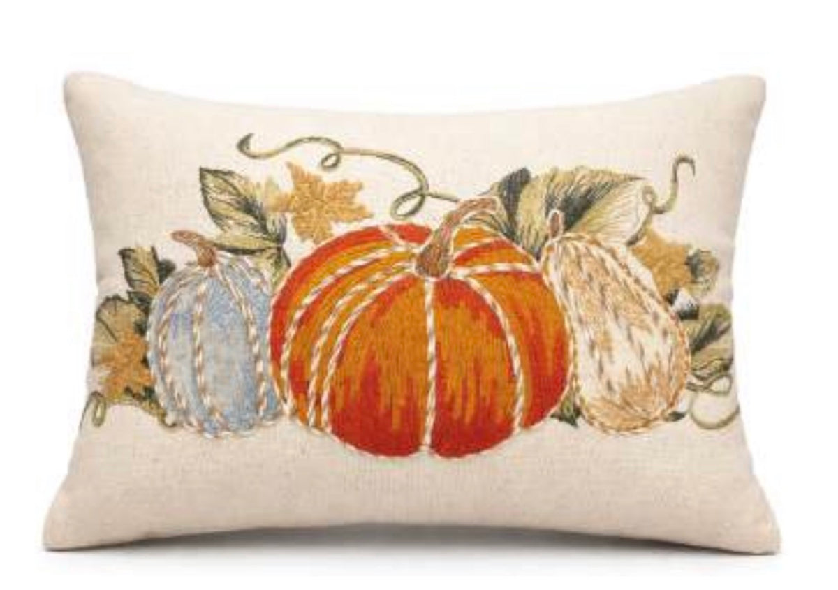 Cuscino rettangolare ‘MARIGOLD’ con zucca 50x35 - Clodette