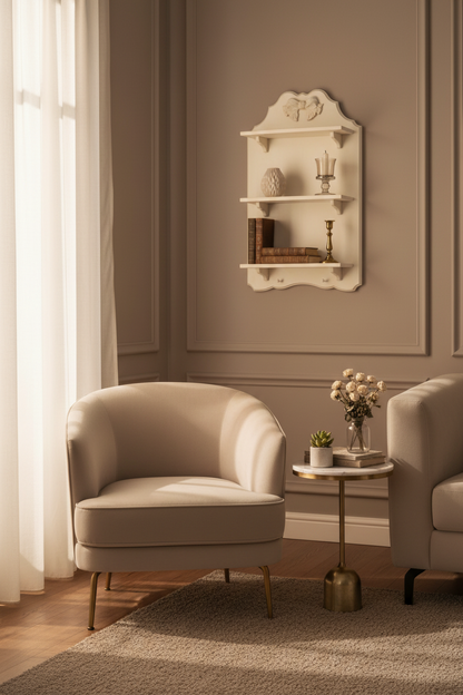 Piattaia con fiocchi 60x18x98 - L'arte di nacchi
