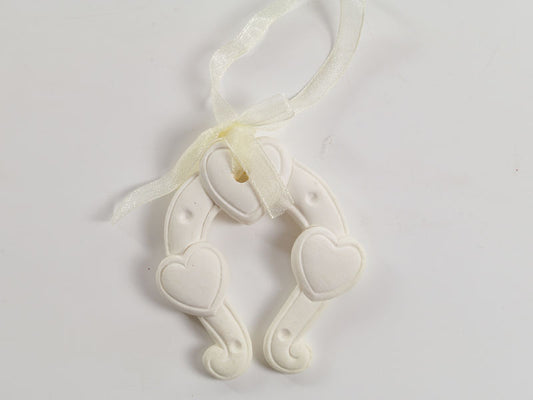 Gessetto profumato ferro di cavallo c/nastrino 6,5x5,5cm - Le Stelle