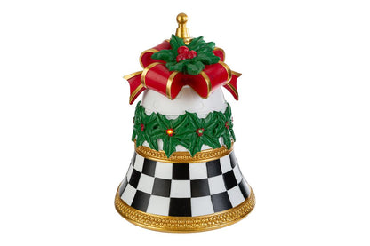 Campana a led decoro natalizio D28 H35 - Le stelle