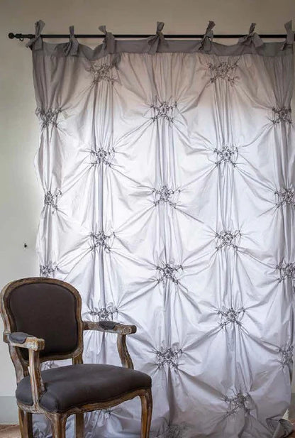Tenda Imperiale Delavè bianco 140x290h - Chez Moi