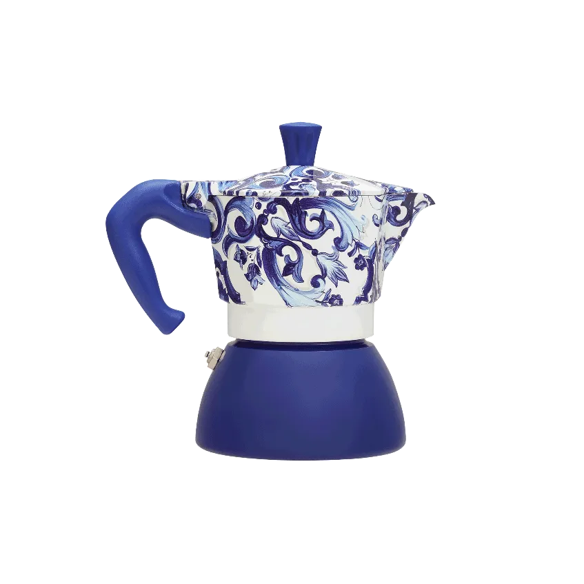 Moka Induzione 4 TZ Blu Medit. D&G  - Bialetti