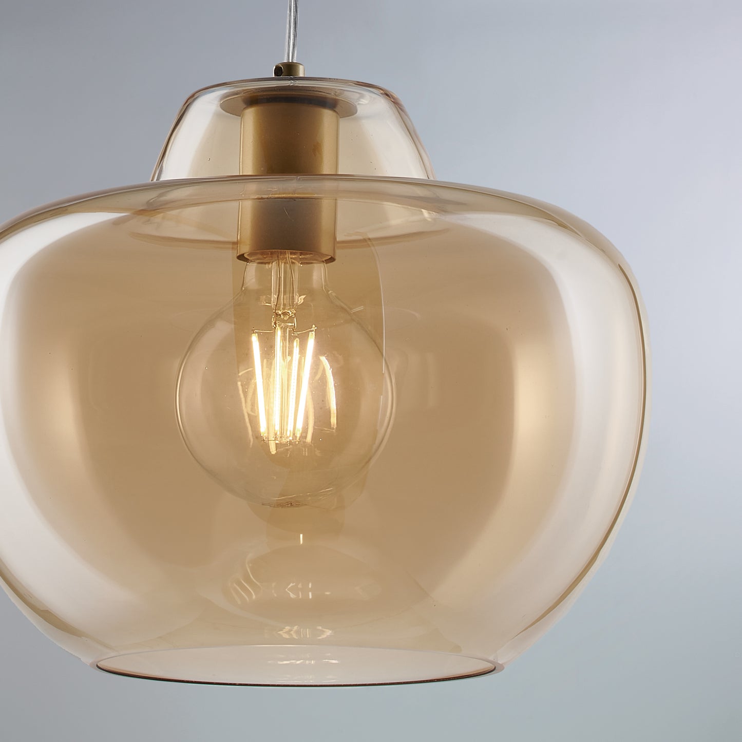 Sospensione in vetro ‘Justine’ D28 H25 - Leo Lux