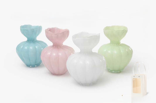 Vaso in vetro assortito D15xH19,50