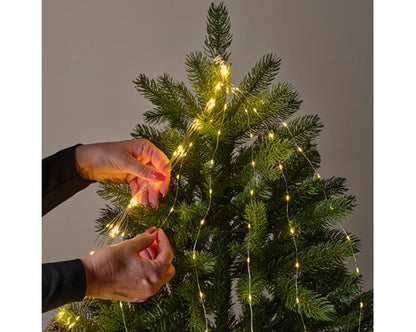 Micro Led luci per alberi di natale 210cm - Lumineo