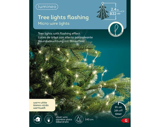 Micro Led luci per alberi di natale 240cm - Lumineo