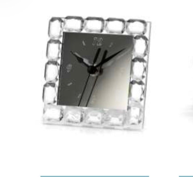 Orologio ‘Diamond’ in cristallo 18x18 - Deboracarlucci