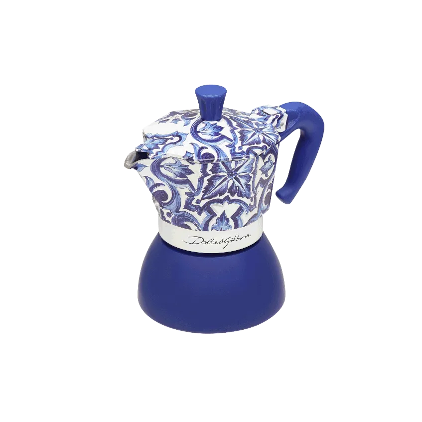 Moka Induzione 4 TZ Blu Medit. D&G  - Bialetti