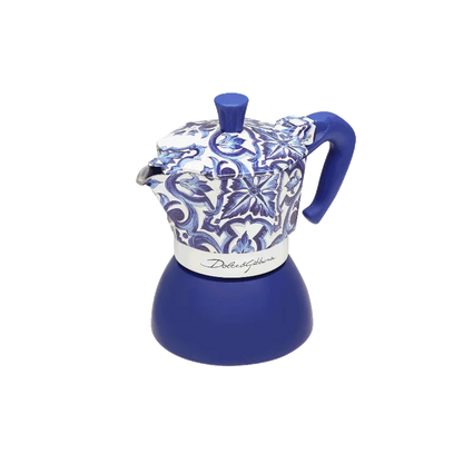 Moka Induzione 4 TZ Blu Medit. D&G  - Bialetti
