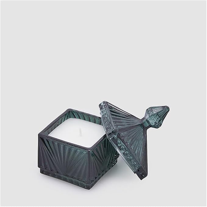 Candela profumata 'Jasmine' verde 6,5x6,6x12H - EDG