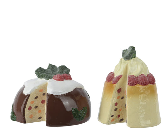 Decoro a forma di torta L17,8xP17,9xH12 - Kaemingk