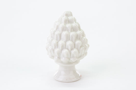 Pigna porcellana bianco 4,5x7hcm - Le Stelle