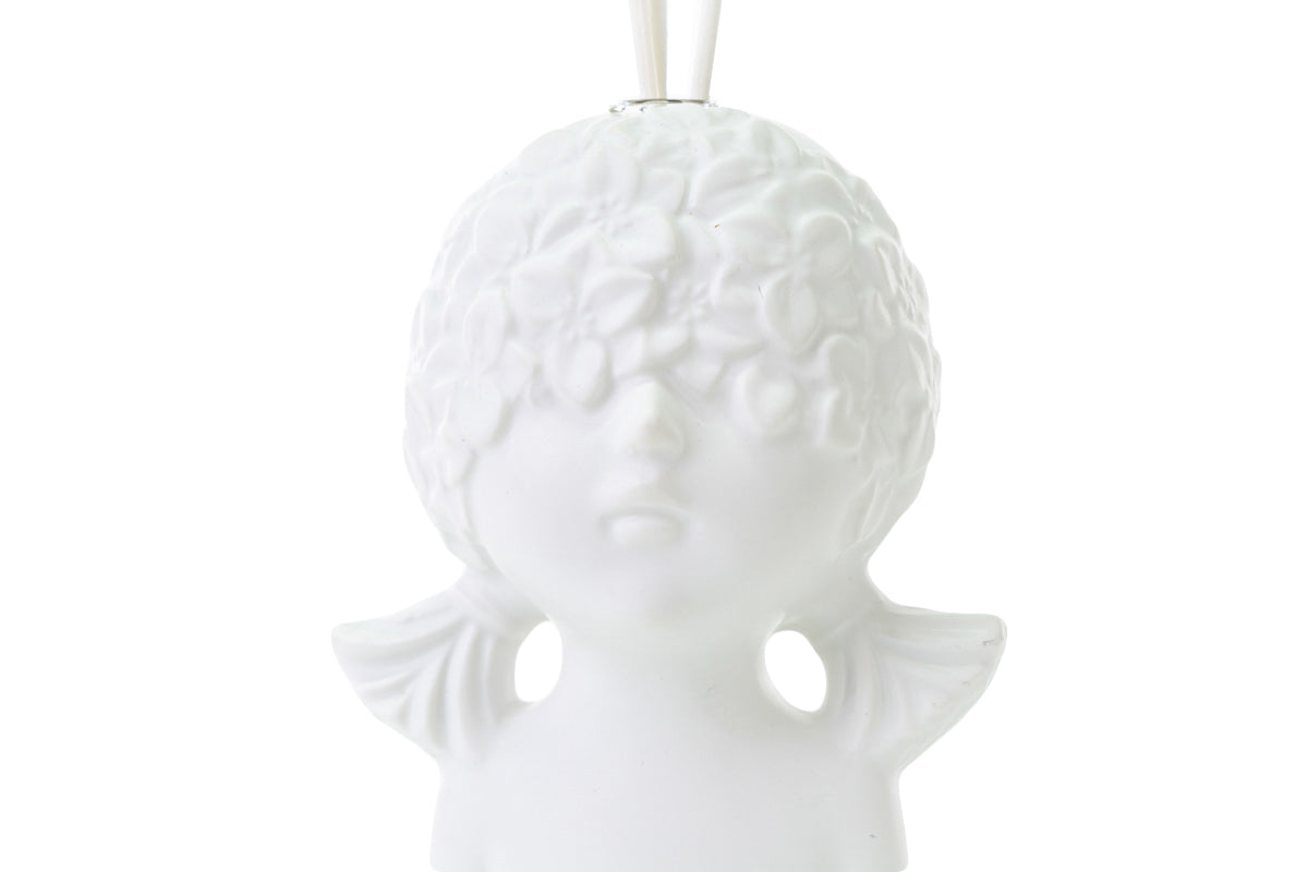 Profumatore bimba in porcellana bianca 9x8x16h - Le Stelle