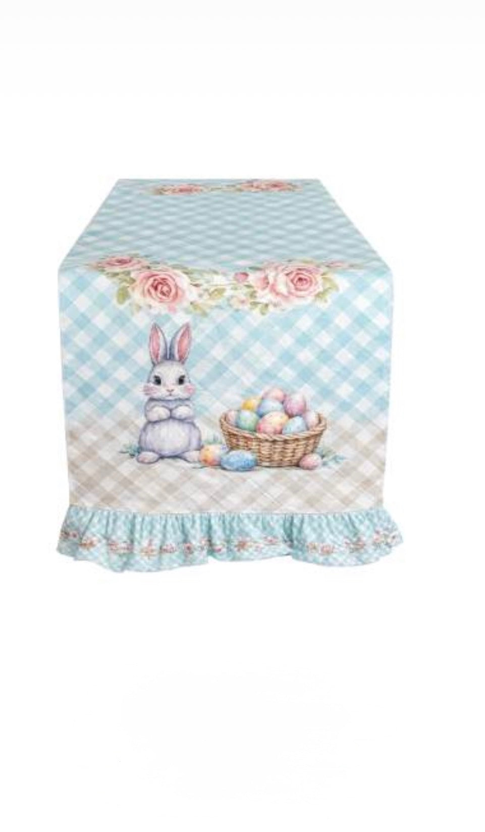 Runner con rouche linea ‘Peony’ 160x45 - Clodette