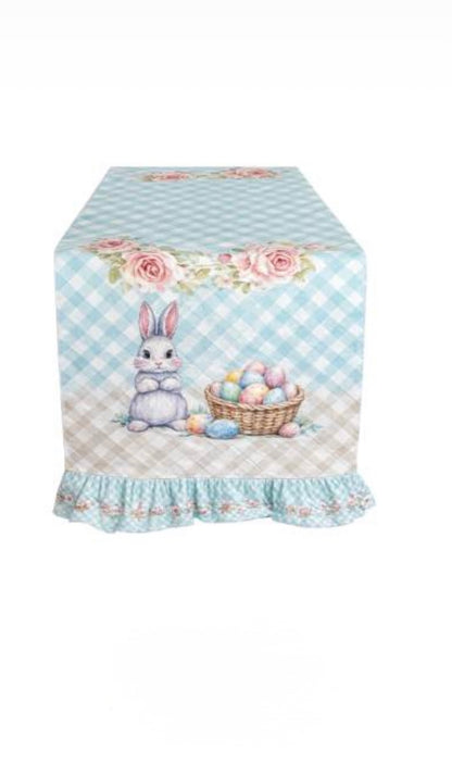 Runner con rouche linea ‘Peony’ 160x45 - Clodette