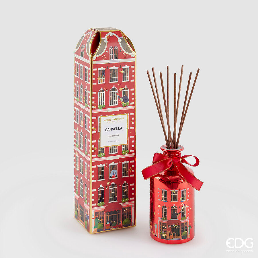 Profumatore bottiglia natalizio 'Rue de Rivoli' 200ml Cannella - EDG
