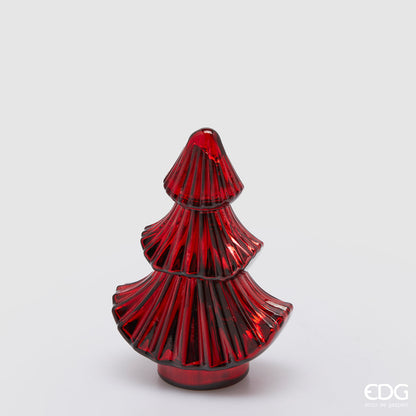 Candela natalizia a forma di albero ‘Nordic Forest’ rossa H25 - EDG